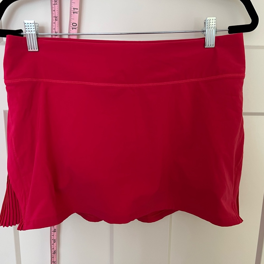 Lululemon Red Athletic Skort